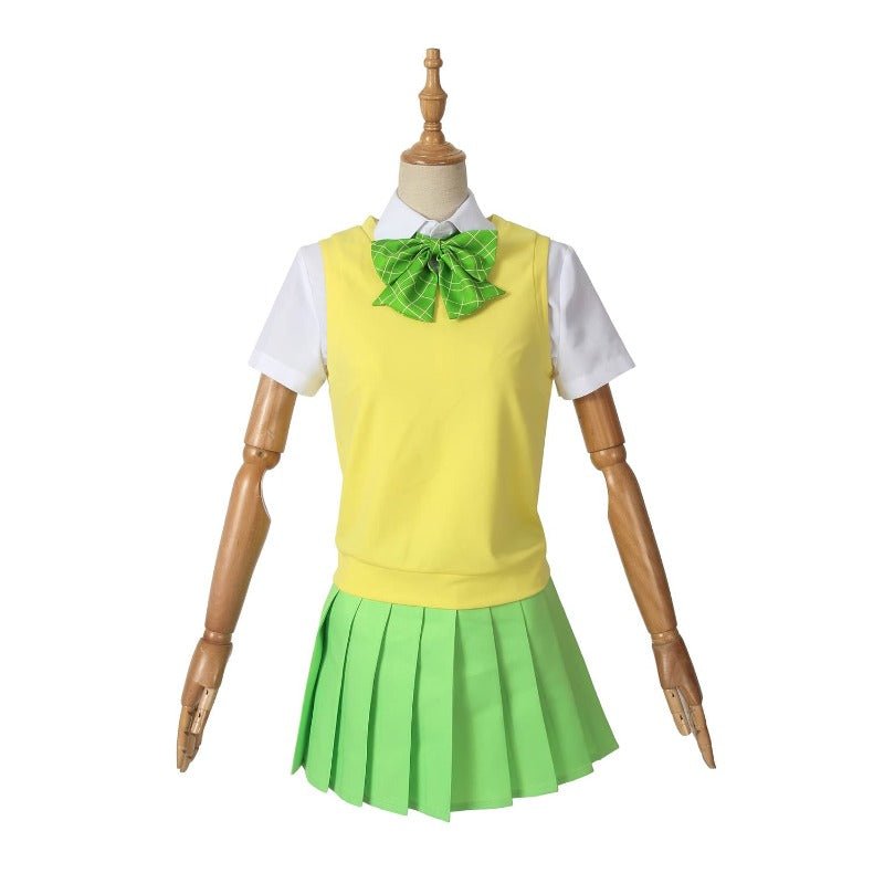 Die Quintessentiellen Quintuplets Cosplay Kostüm Perücken und Schuluniform Set für die Nakano Schwestern