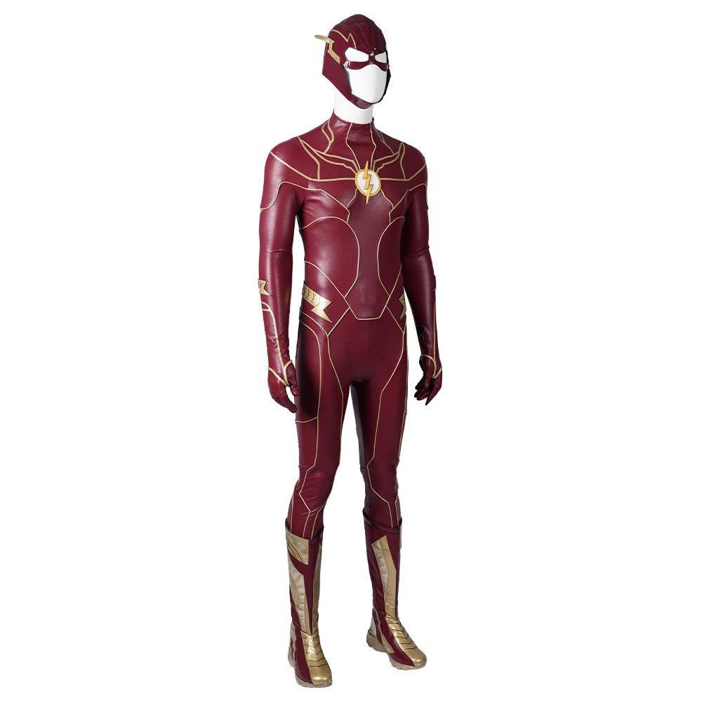 The Flash 2023 Halloween Cosplay Barry Allen Kostüm Ganzkörperanzug Set