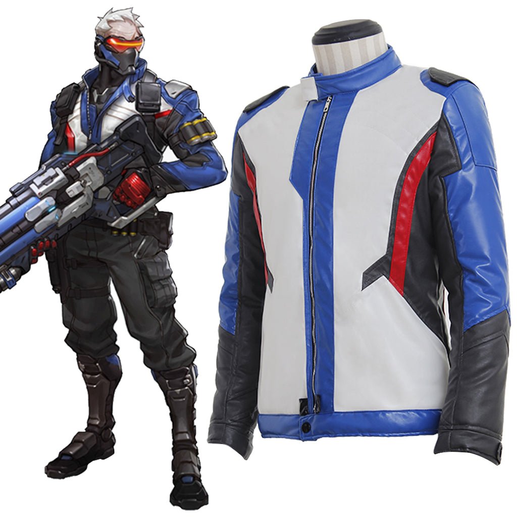 OW Soldier 76 Cosplay Jacke – Hochwertiges Spiel-Cosplay-Kostüm für Fans