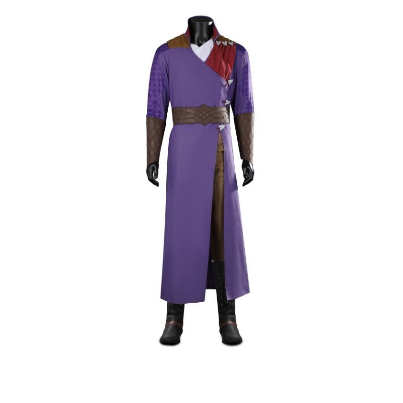 Gale Dekarios Cosplay Kostüm - Baldur's Gate Lila Uniform Vollständiges Set Halloween Anzug
