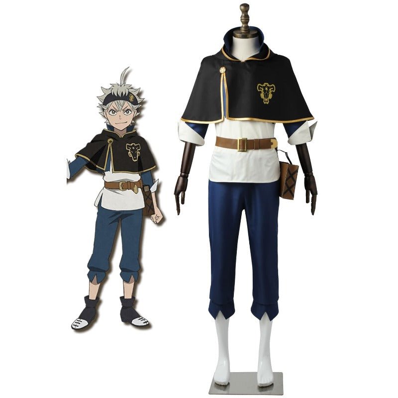 Asta Cosplay Kostüm Magischer Ritter Umhang Uniform Vollständiges Set | Black Clover Halloween Outfit