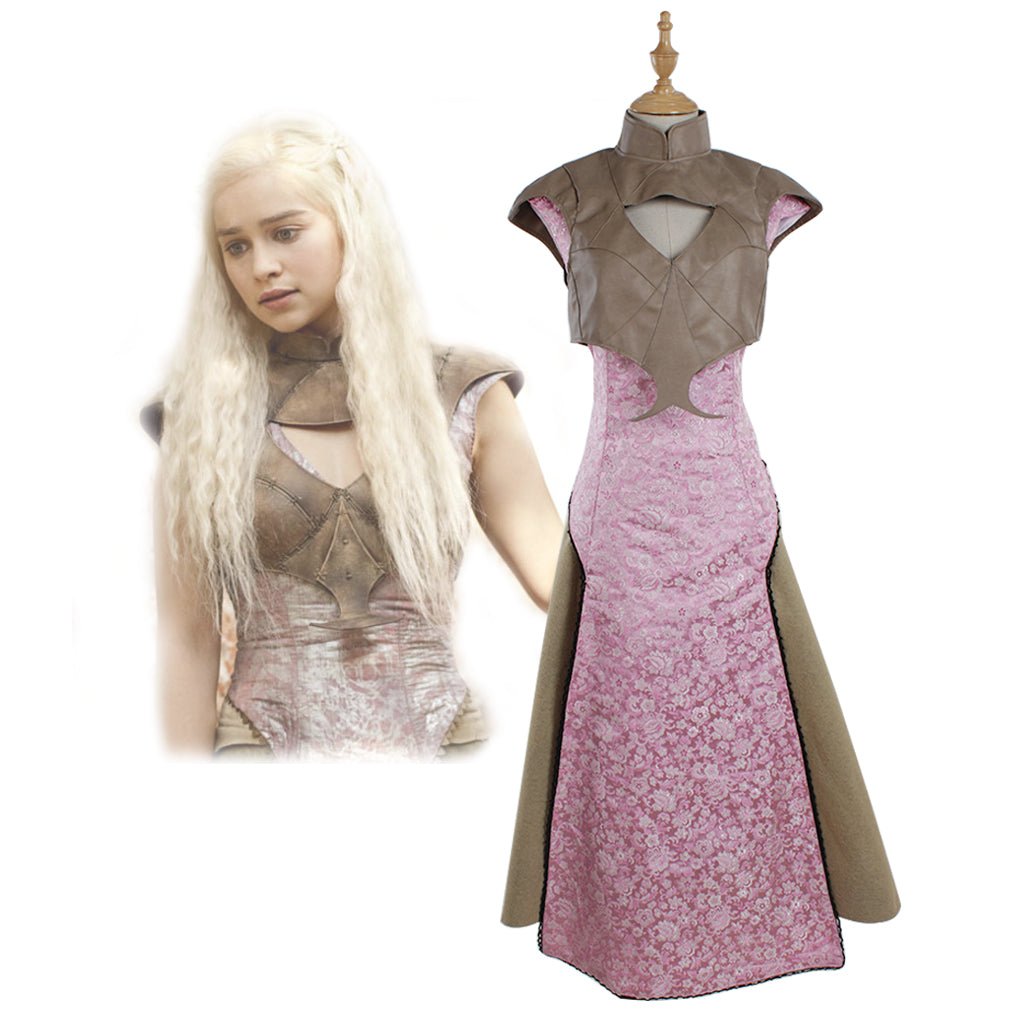 Daenerys Cosplay Kostüm Damenkleid | Halloween Party Outfit
