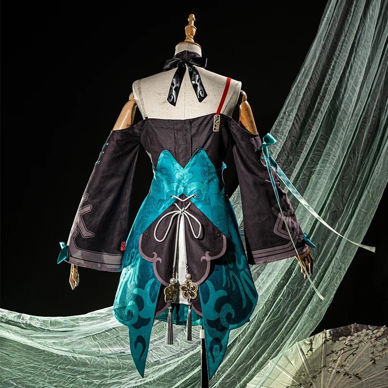 Game Honkai Star Rail Qingque Cosplay Kostüm Damen Karneval Rollenspiel Outfit