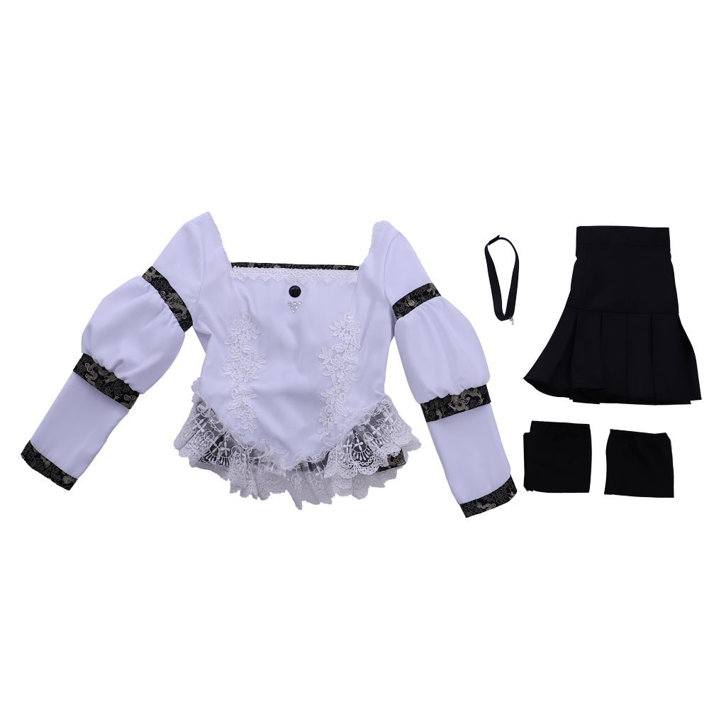 Final Fantasy X Yuna Cosplay Kostüm – Hochwertiges Rollenspiel-Outfit für Fans