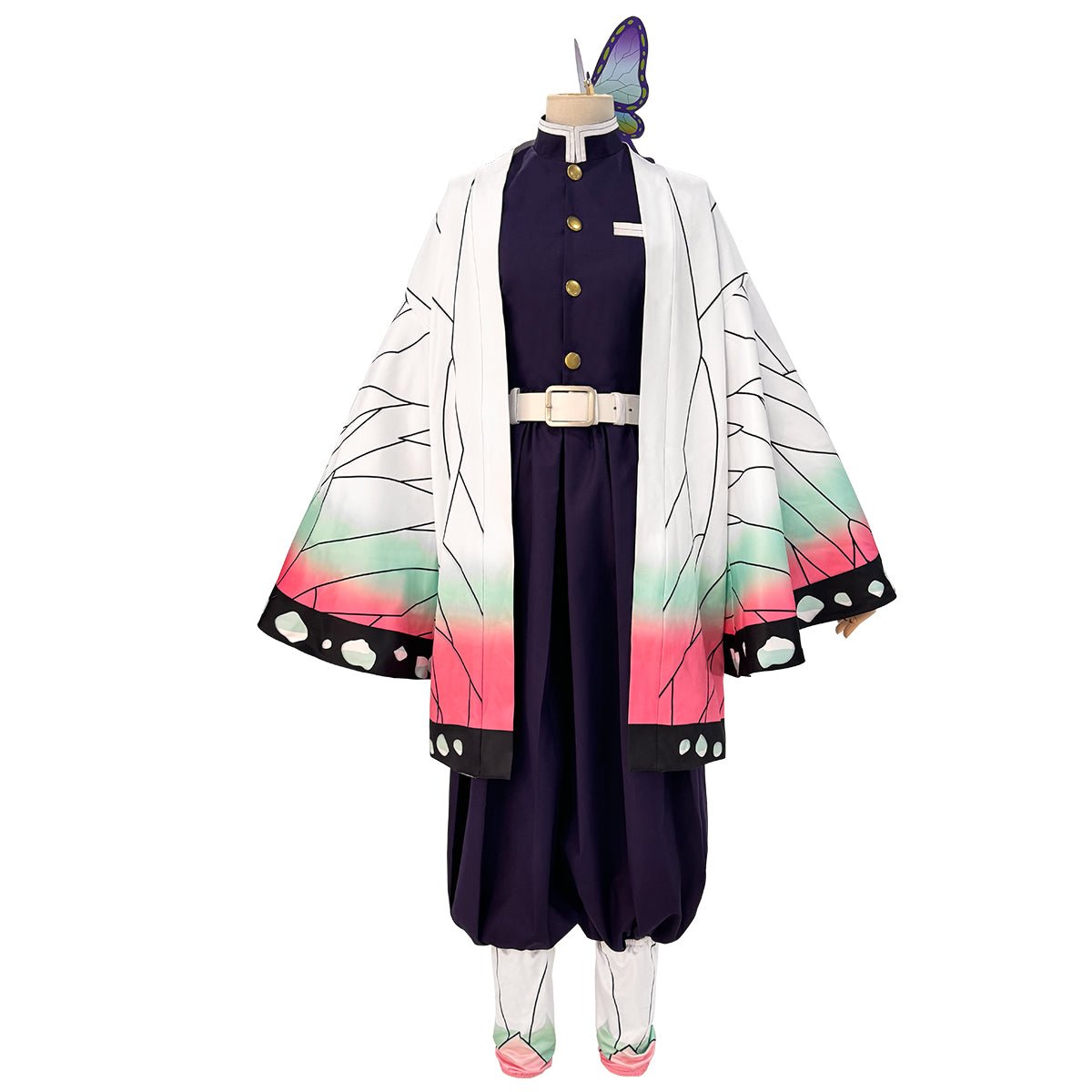 Demon Slayer Shinobu Kocho, Kanae Kocho Cosplay Kostüm - Hochwertiges Anime-Outfit