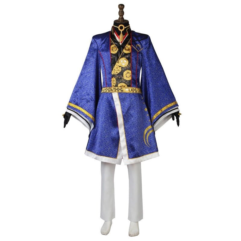 Anime Cosplay Kostüm: Mikazuki Munechika Outfit aus Touken Ranbu Musical 