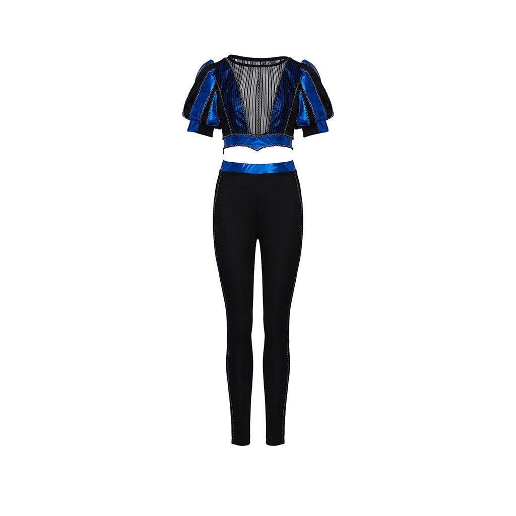 Six the Musical Catherine Parr Cosplay Kostüm | Damen Crop Top und Hosenanzug | Musikfestival Performance Outfit