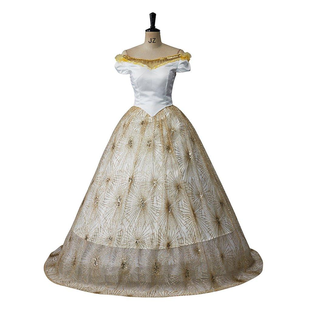 Christine Daae Phantom der Oper Feuerwerk Druck Kleid Cosplay Kostüm