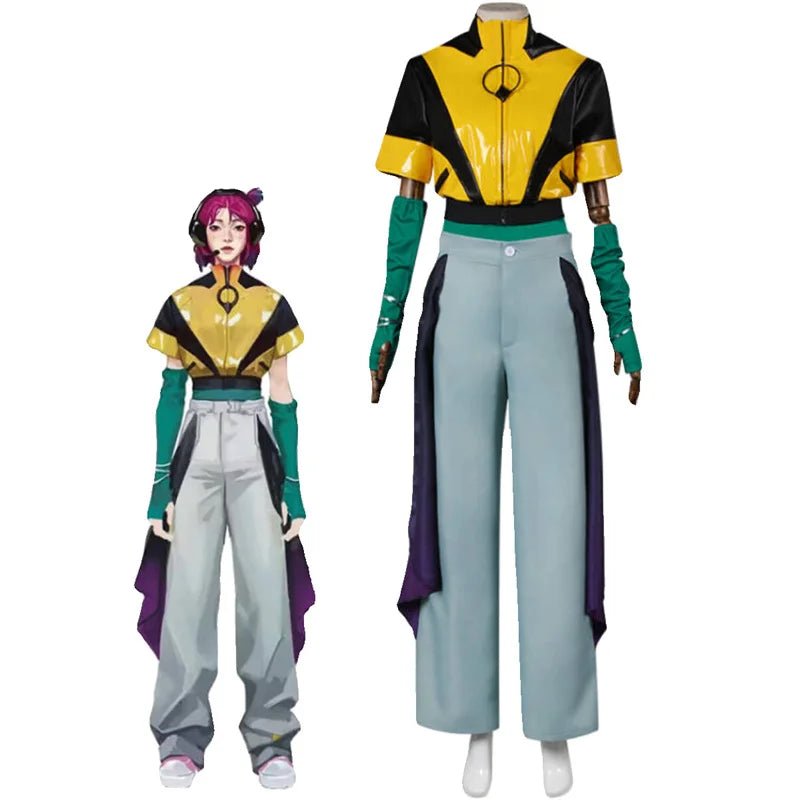 Spiel LOL Heartsteel Alune Cosplay Kostüm Frauen Rollenspiel Fantasie Outfits Casual Punk Anzug Halloween Vollständiges Set