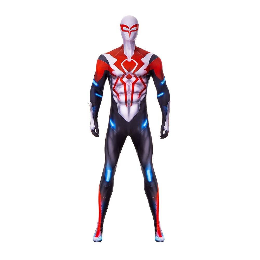 Spider-Man 2099 Miguel O'Hara Cosplay Anzug - Premium V2/V3 Männerkostüm für Fans & Veranstaltungen