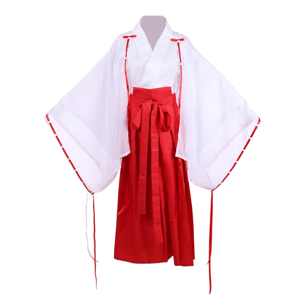 Vollständiges Inuyasha Kikyo Cosplay Kimono Kostüm