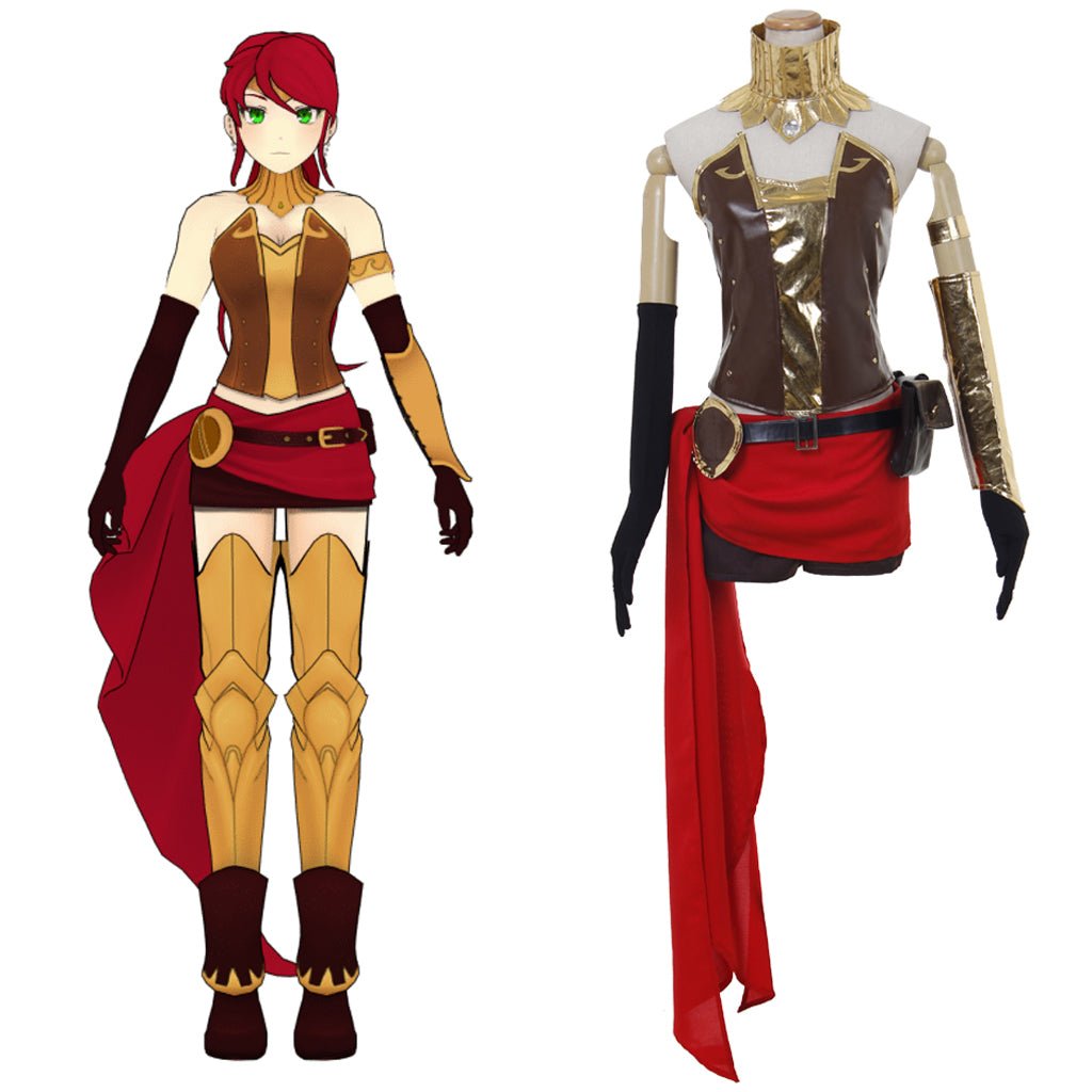 RWBY Pyrrha Nikos Cosplay Kostüm - Premium Anime Character Cosplay Set für Fans
