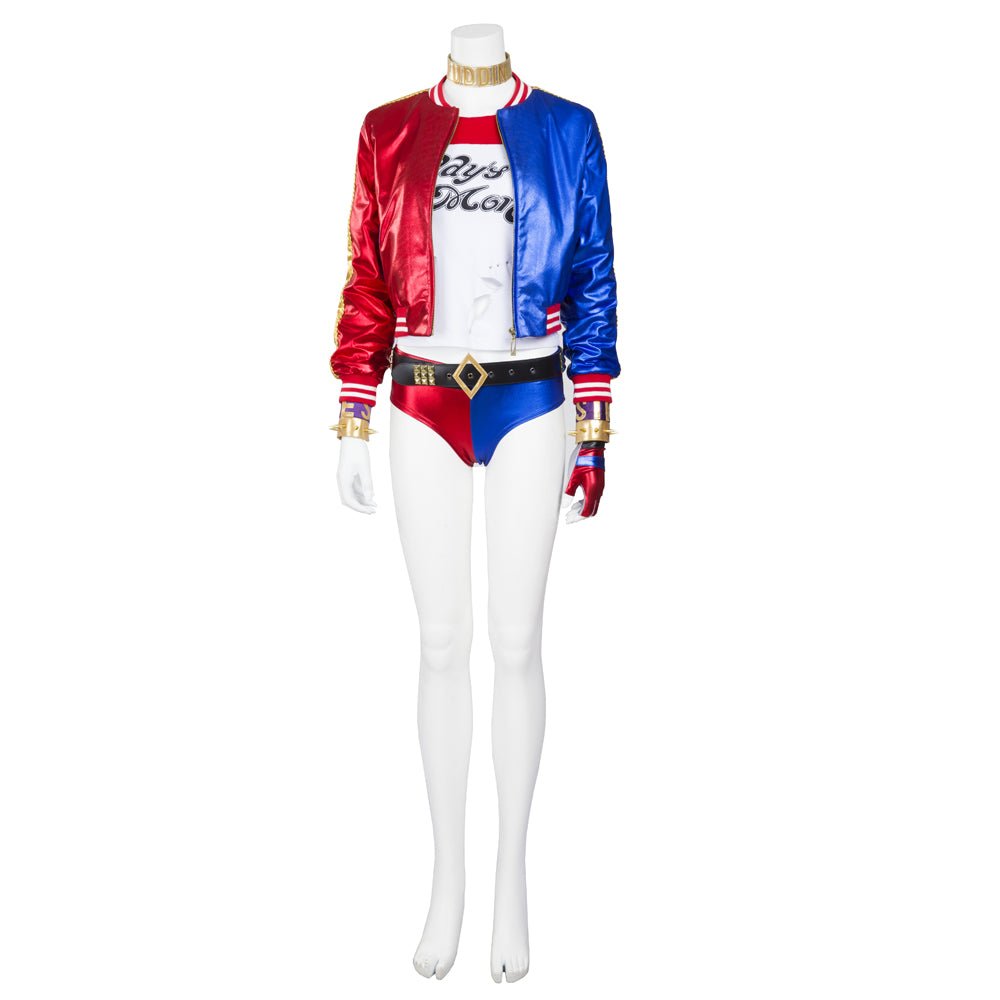Suicide Squad Harley Quinn Cosplay Kostüm - Premium Qualität Filmoutfit