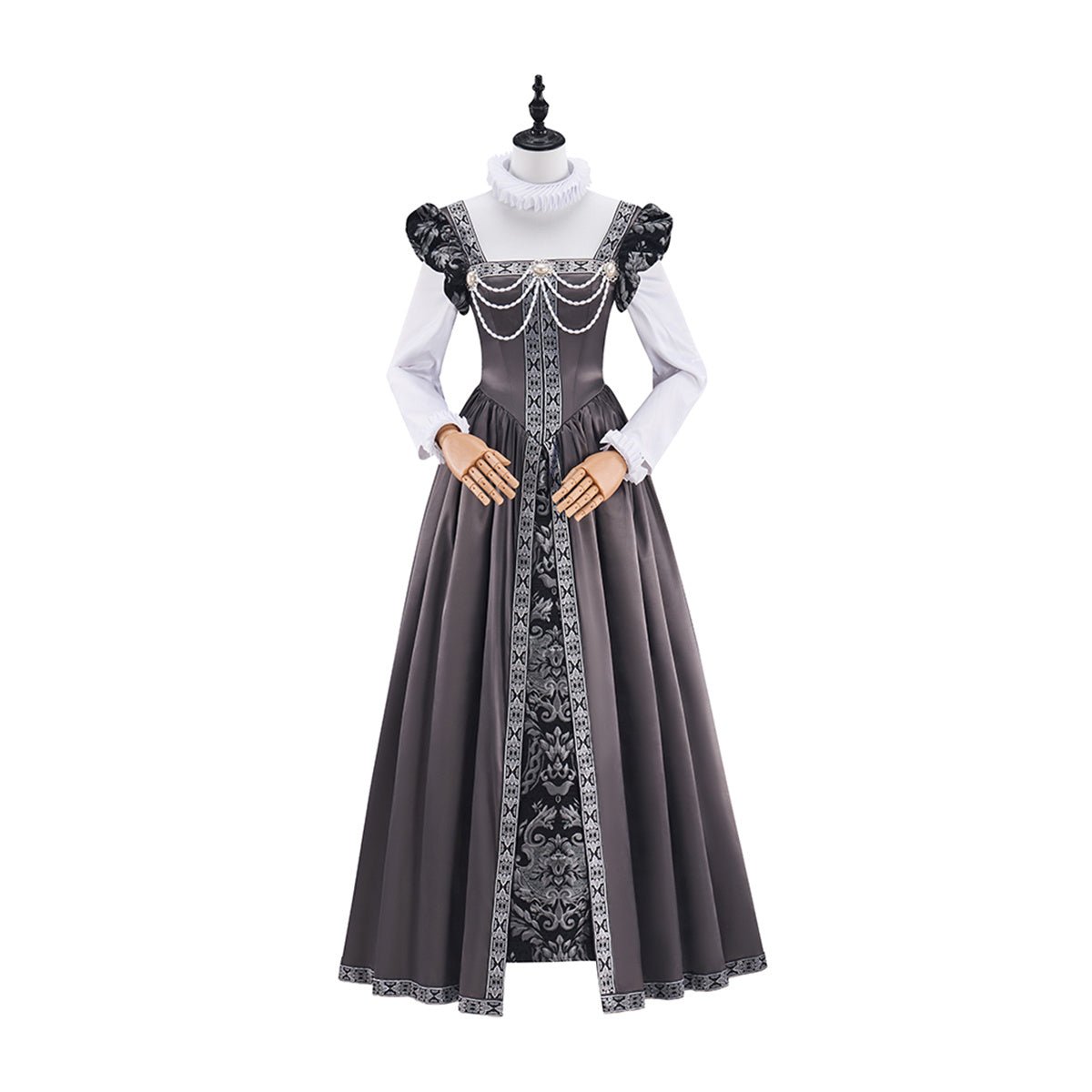 Tudor Graues Kleid Cosplay Kostüm – Elegantes Anime Outfit für Rollenspiele
