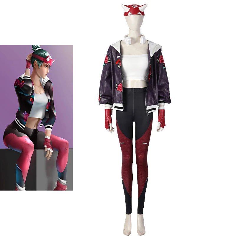 Game Kiriko Cosplay Neue Skins Kostüm Frauen Kampfanzug Vollständiges Set Halloween Party Sportbekleidung Weihnachts Karneval Outfits