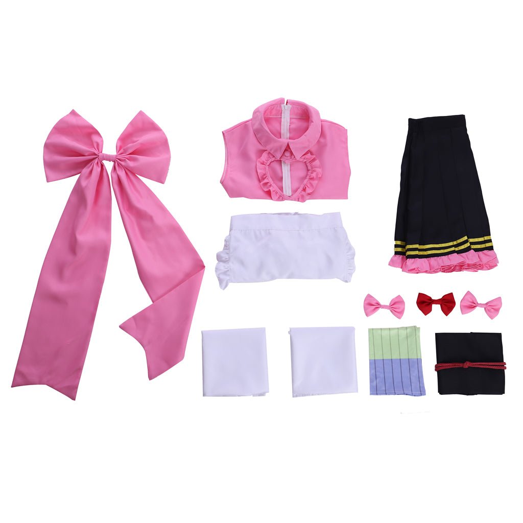 Demon Slayer Kanroji Mitsuri Mädchen Kostüm Cosplay Kostüm