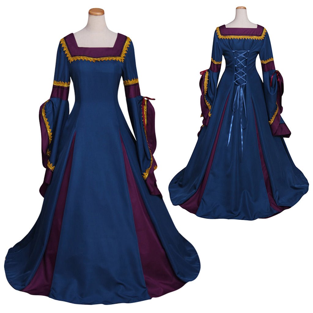 18. Jahrhundert Hofprinzessin Kleid Mittelalter Viktorianisch Tudor Teeparty Kostüm Halloween Karneval Ballkleid