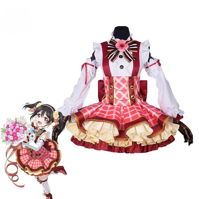 Lovelive Blumenstrauß Cosplay Kostüm Yazawa Nico Nozomi Tojo Eli Rin Cosplay Kostüm Sonoda Umi Kotori Maki