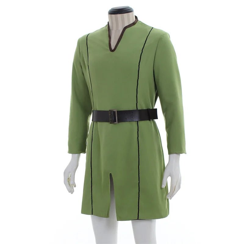 Mittelalterliches Wikinger Kostüm Tunika für Männer - Piraten Verkleidung Faschingsanzug für Halloween & Karneval | Silberkönig