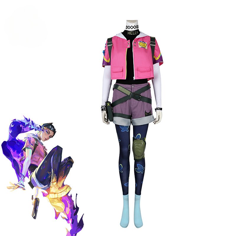 Nelken Cosplay Kostüm Spiel Valorant Nelken Unsterblich Cosplay Kostüm Frauen Kampfuniform Halloween Party Outfit Vollständiges Set