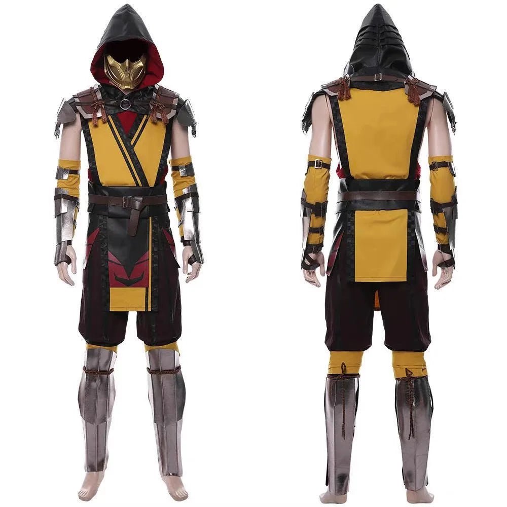 Skorpion Cosplay Kostüm Mortal Kombat 11 für Männer