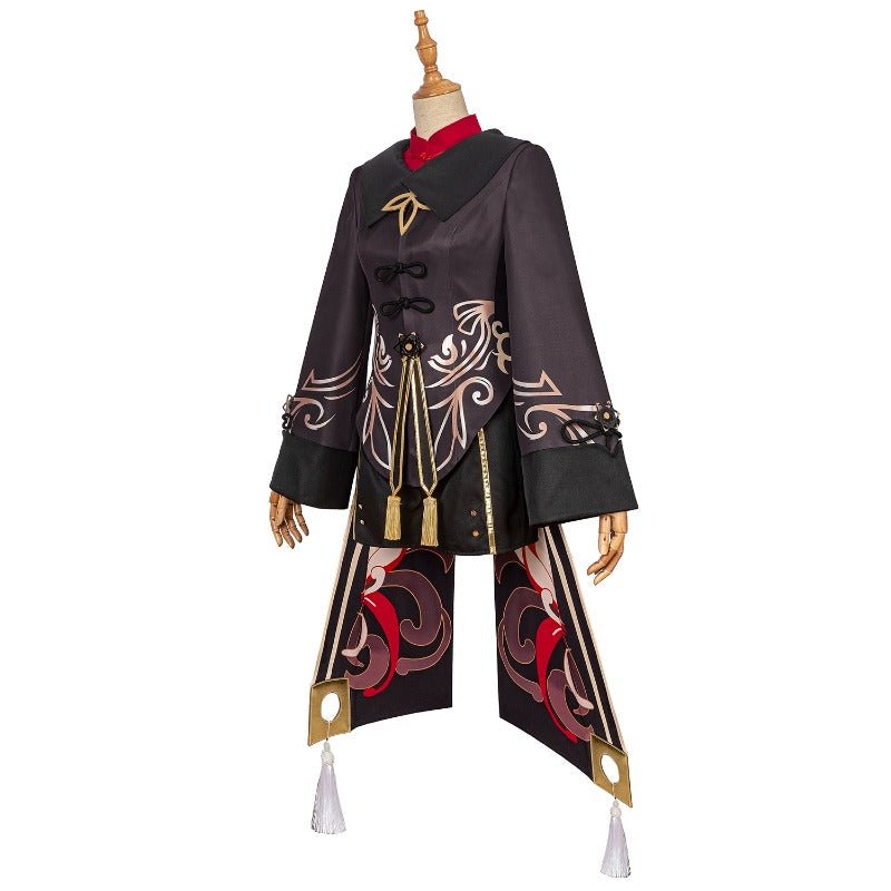 Genshin Impact Hutao Cosplay Kostüm Halloween Outfit mit Hut