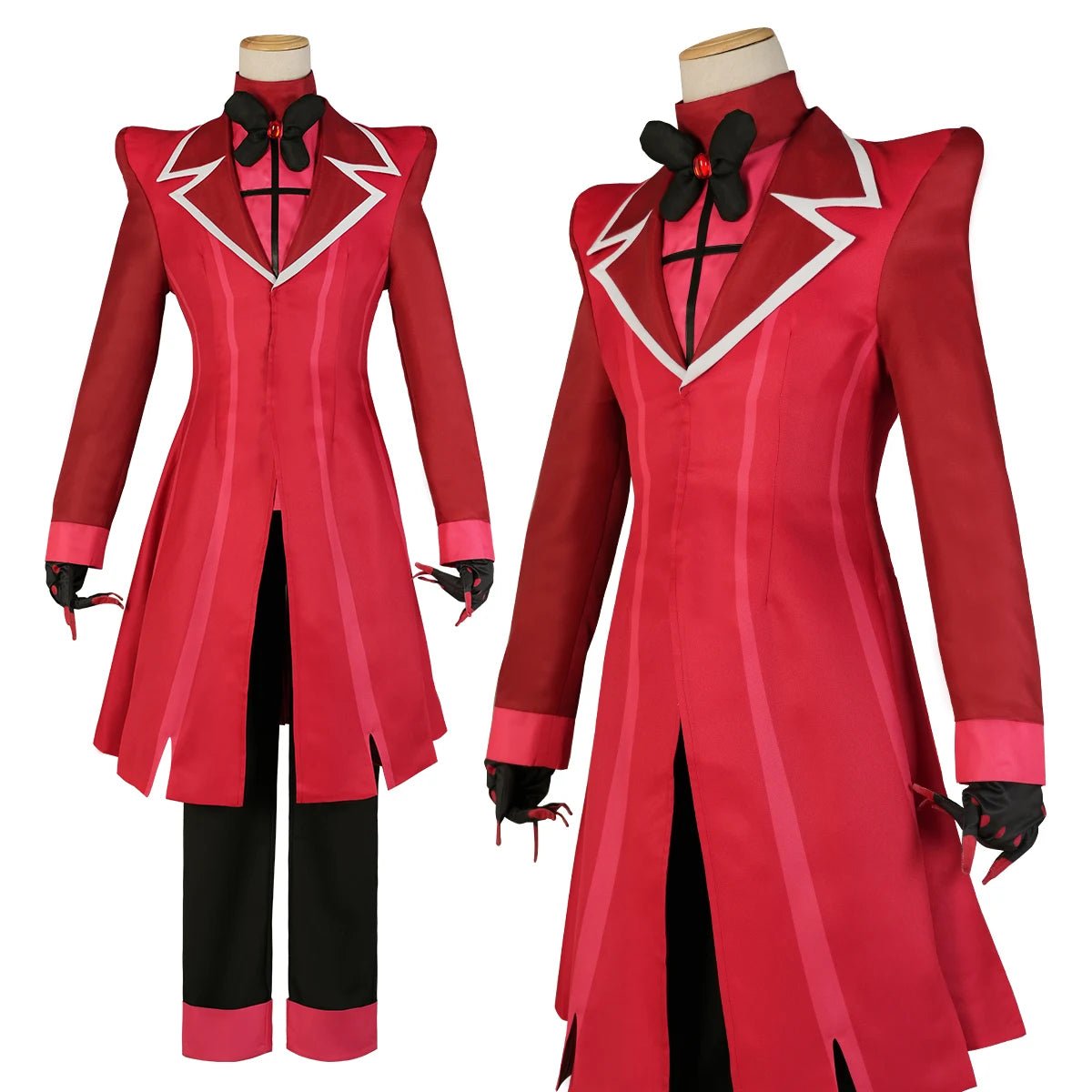Hazbin Hotel Anime Alastor Cosplay Perücke Rose Netz Synthetikfaser Verstellbare Größe Cos Convention Halloween Geschenk