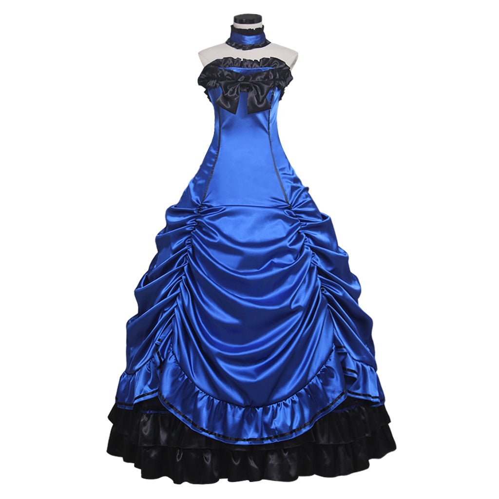 Gothic Steampunk Lolita Prinzessin Ballkleid Mittelalter Hof Rococo Vampir Röhrenkleid Anzug Damen Karneval Maskerade Kostüm