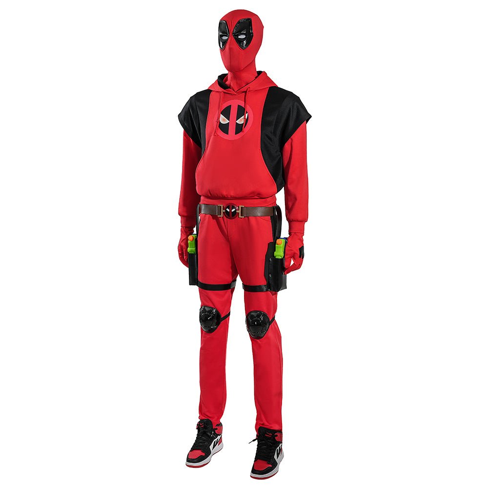 Deadpool 3 - Erwachsenen Hoodie Deadpool Cosplay Kostüm