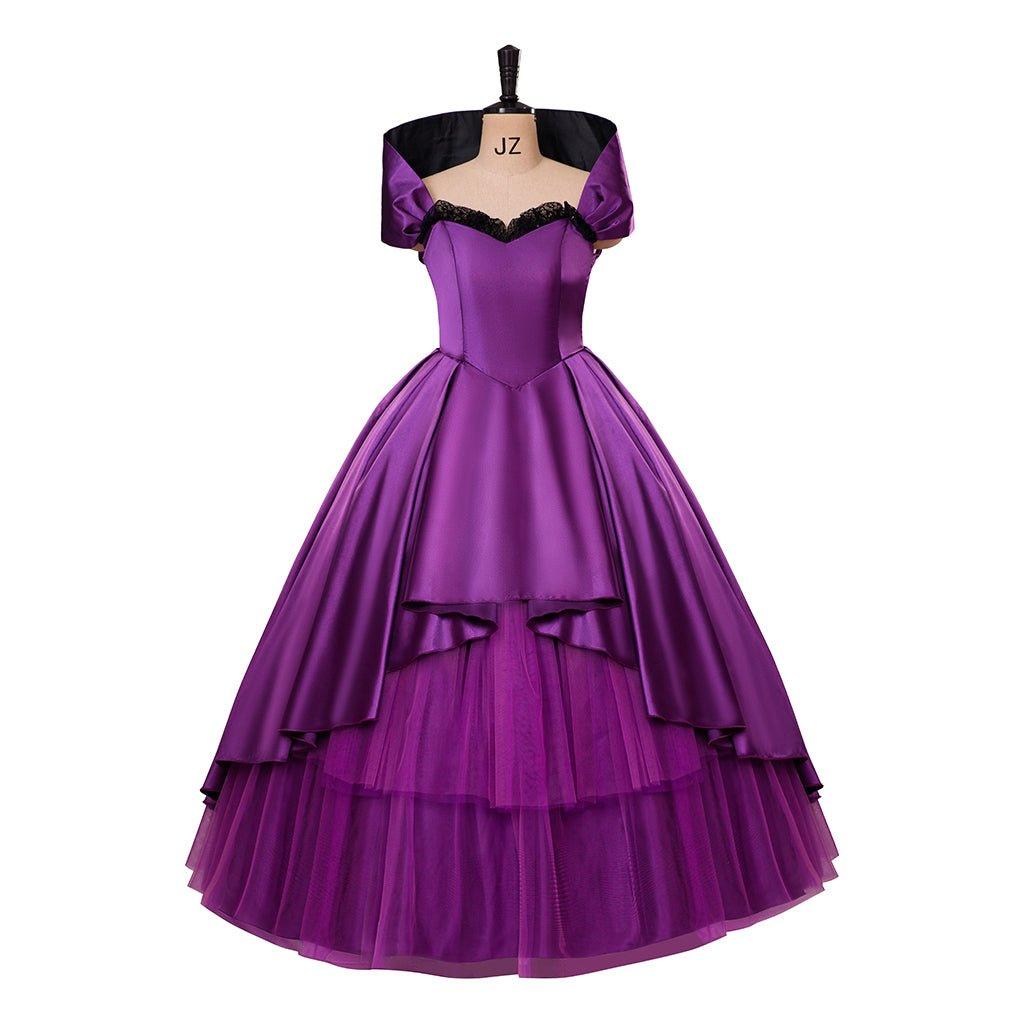 The Greatest Showman Lettie Lutz Cosplay Kostüm | Bebärtete Frau Kleid für Bühne & Halloween | Silberkönig