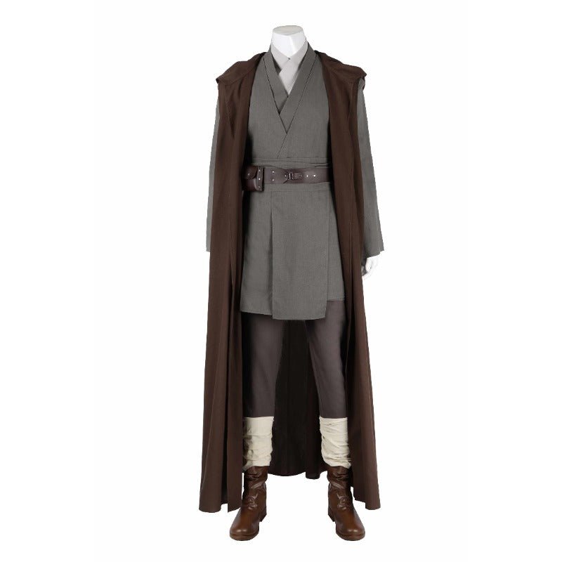 Obi-Wan Kenobi Cosplay Kostüm Vollständiges Set - Jedi-Ritter Umhang für Halloween & Karneval