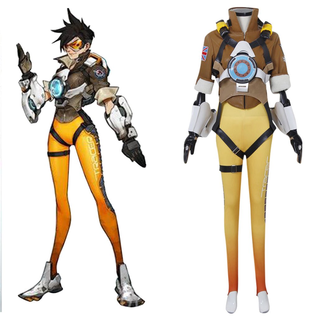 Game Tracer Cosplay Kostüm | Kampfuniform Anzug für Gamer und Fans
