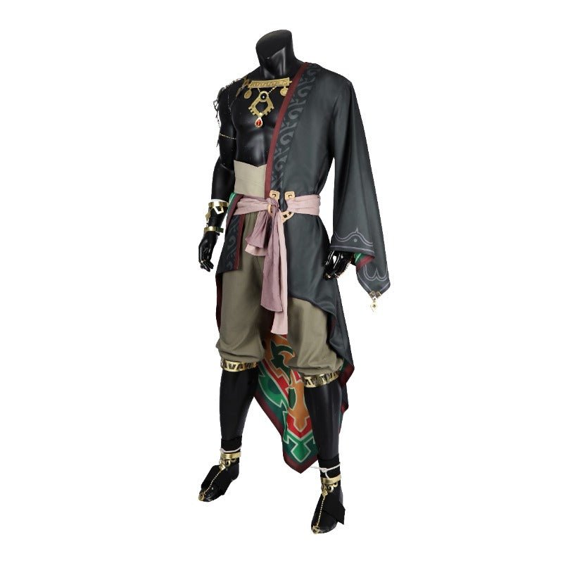 Ganondorf Tränen des Königreichs Cosplay Kostüm Komplettset für Männer - Halloween Karneval Outfit