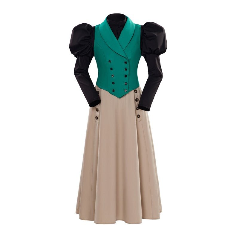 Viktorianisches Edwardianisches Mittelalter Renaissance Ballkleid Kostüm für Frauen - Cosplay Kleid Anzug