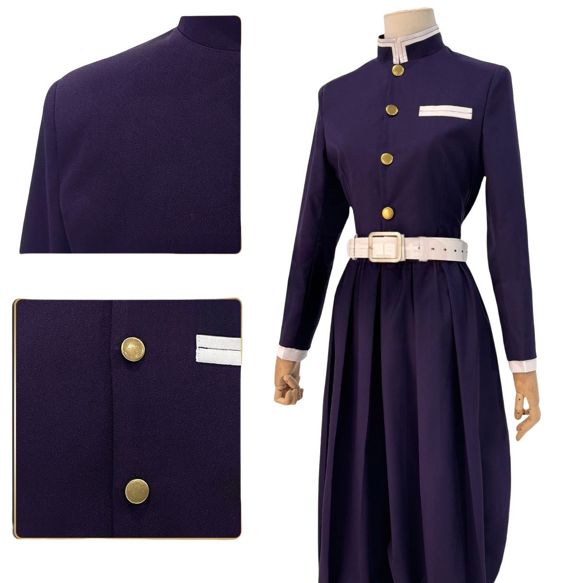 Demon Slayer Shinobu Kocho, Kanae Kocho Cosplay Kostüm - Hochwertiges Anime-Outfit