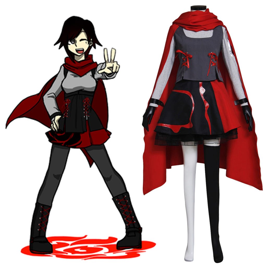 RWBY Volume 7 Ruby Rose Cosplay Kostüm - Premium Anime-inspiriertes Outfit für Cosplayer