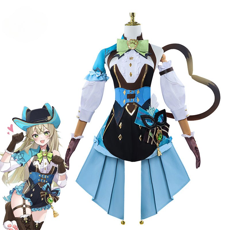 Spiel Genshin Impact Phantom in Boots Kirara Cosplay Kostüm Kirara Katzenstil Damen Uniform Halloween Party Outfit