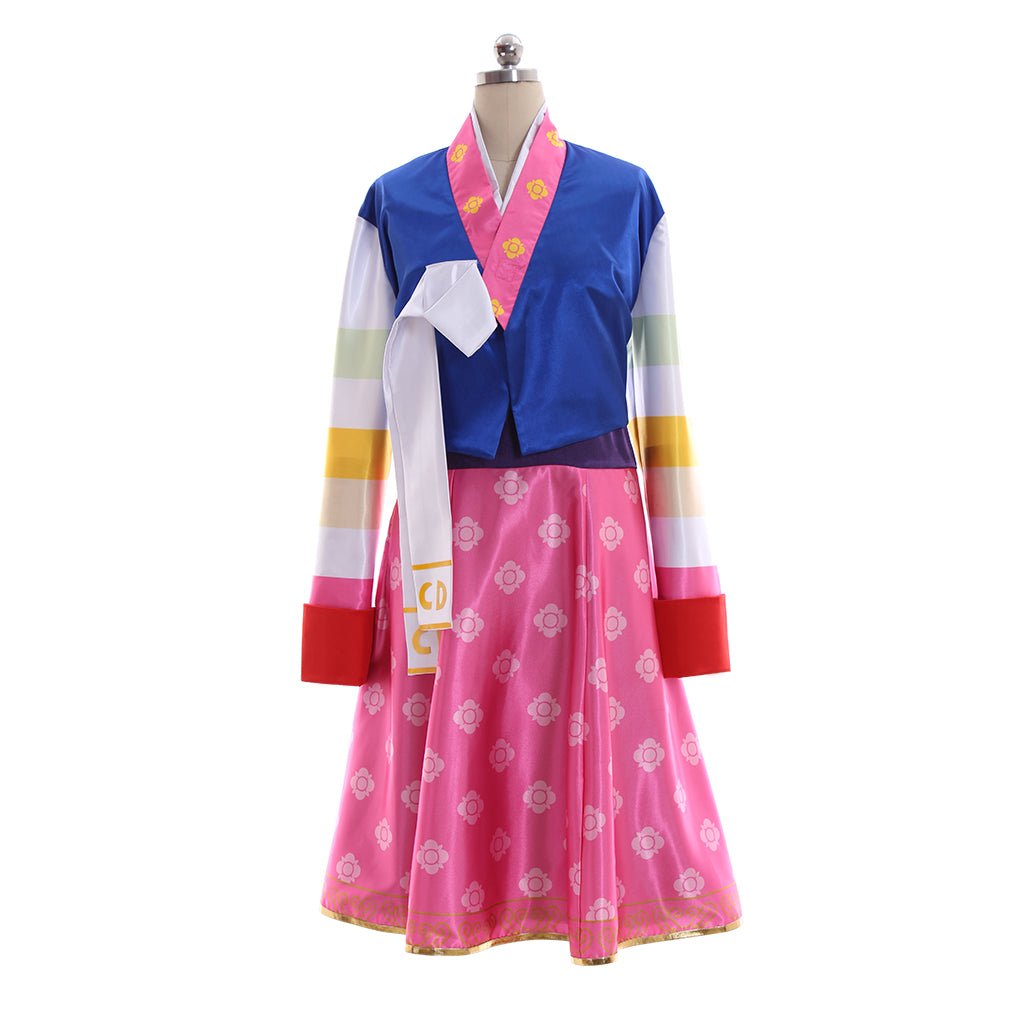 OW D.Va Cosplay Kostüm Hanbok Stil Süßes Mädchen Outfit für Spiel Cosplay Events