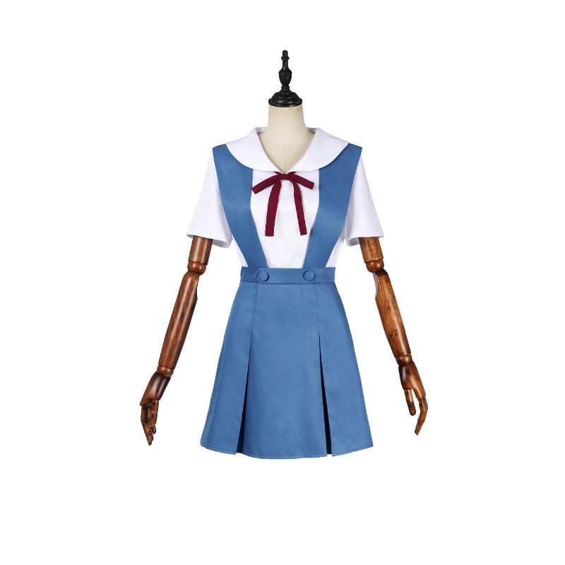 Asuka Langley Soryu Cosplay Kostüm Outfit - Ayanami Rei Uniform Komplettset Halloween Anzug