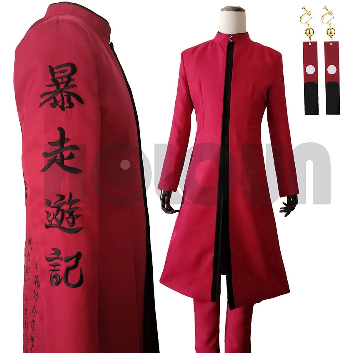 Tokyo Anime Izana Kurokawa Cosplay Kostüm Tenjiku Stickerei Charaktere Mantel Hose 2 Versionen Halloween Weihnachten