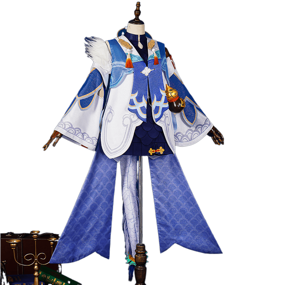 Honkai Star Rail Bailu Cosplay Kostüm – Perfekt für weibliche Fans des Spiels!
