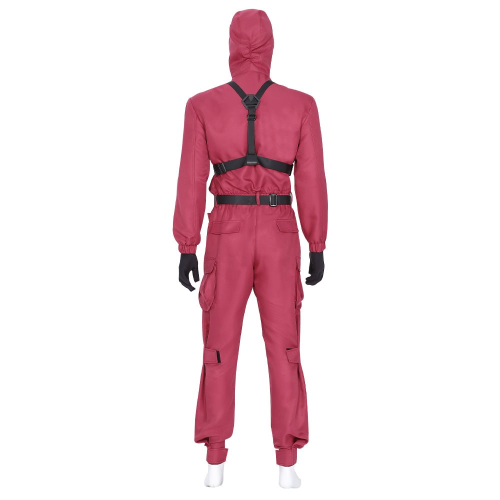Squid Game Mitarbeiter Uniform Cosplay Kostüm - Offizielles Outfit aus der TV-Serie