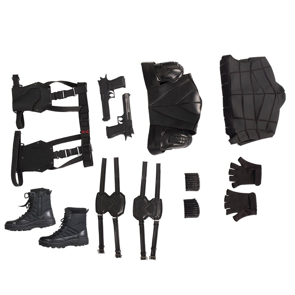 Yelena Belova Schwarzer Kampfanzug Cosplay Kostüm für Frauen – Maßgeschneidert, Halloween