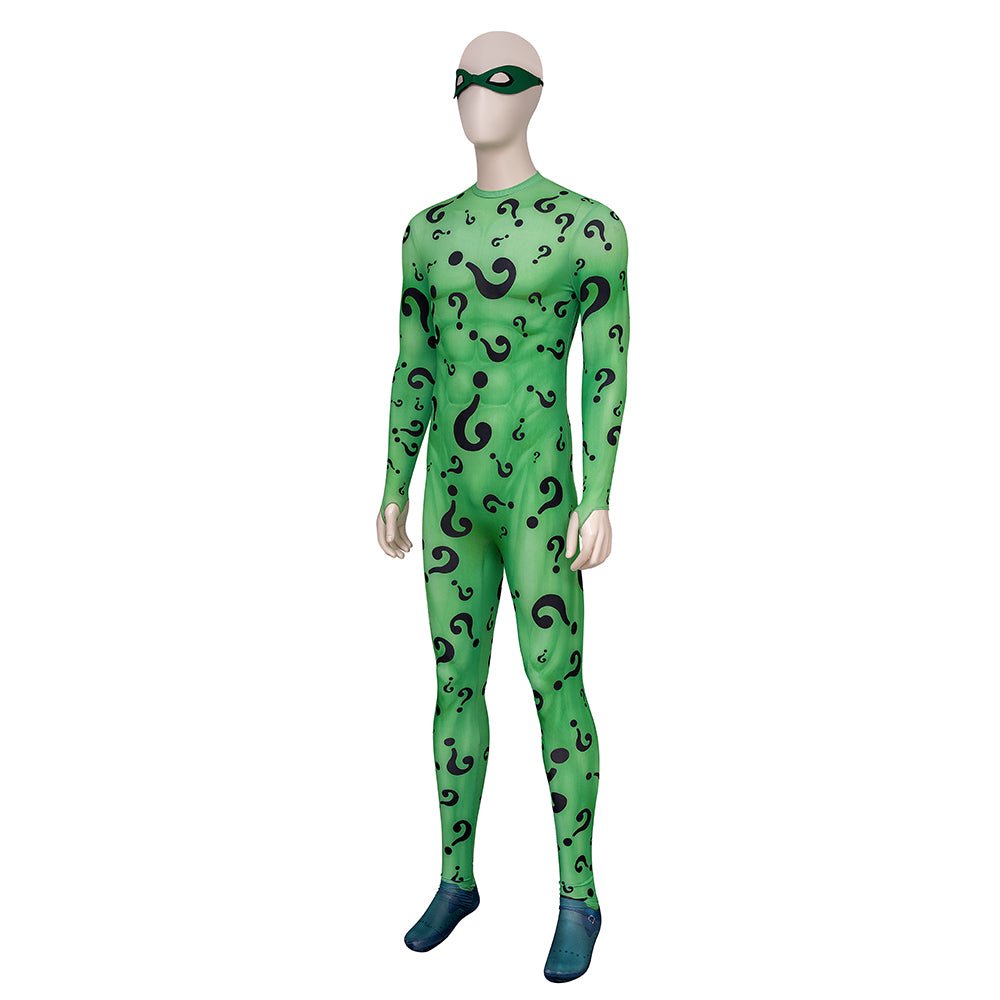 Batman Forever - Riddler Jumpsuit Cosplay Kostüm für Filmfans