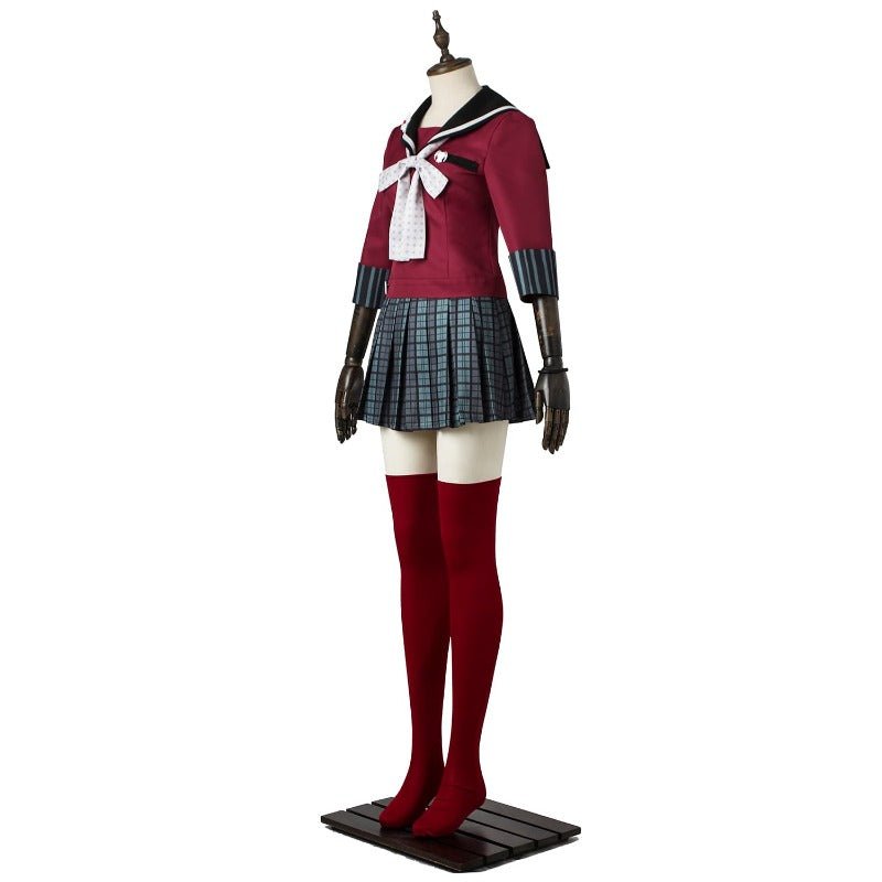Harukawa Maki Cosplay Kostüm Perücke Schuluniform | Danganronpa Halloween Outfit für Frauen