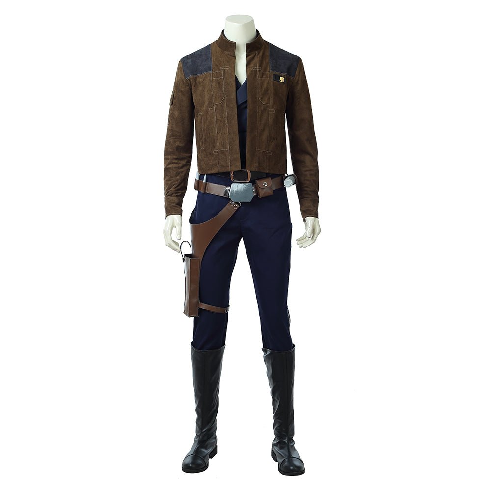Star Wars Han Solo Cosplay Kostüm - Premium Qualität Filmreplik