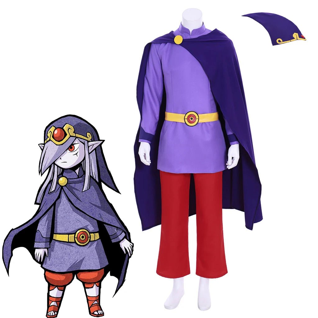 Vaati Cosplay Kostüm Männer Fantasie Kampfuniform mit Umhang Halloween Karneval Party Comic Con Outfits