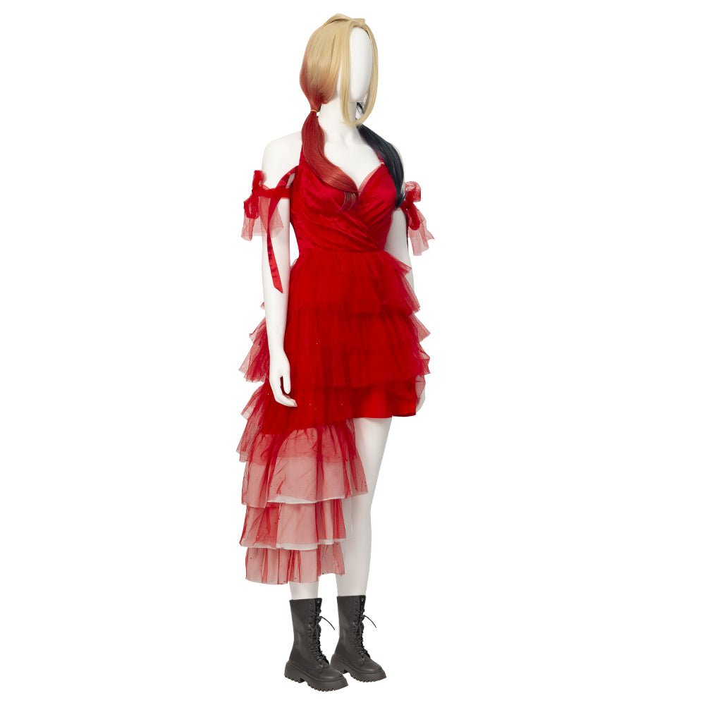 The Suicide Squad Harley Quinn Kostüm Cosplay Kleid Handgemacht für Frauen