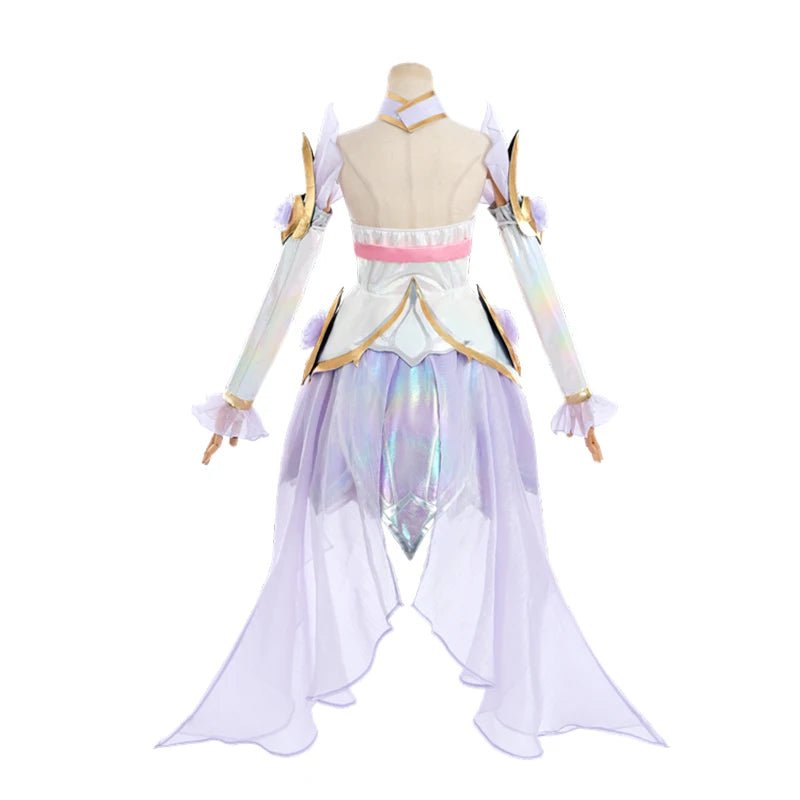 LOL Kristallrose Seraphine Cosplay Kostüm Spiel LOL Seraphine Rosen Design Outfit Halloween Damen Anzug Neuer Skin