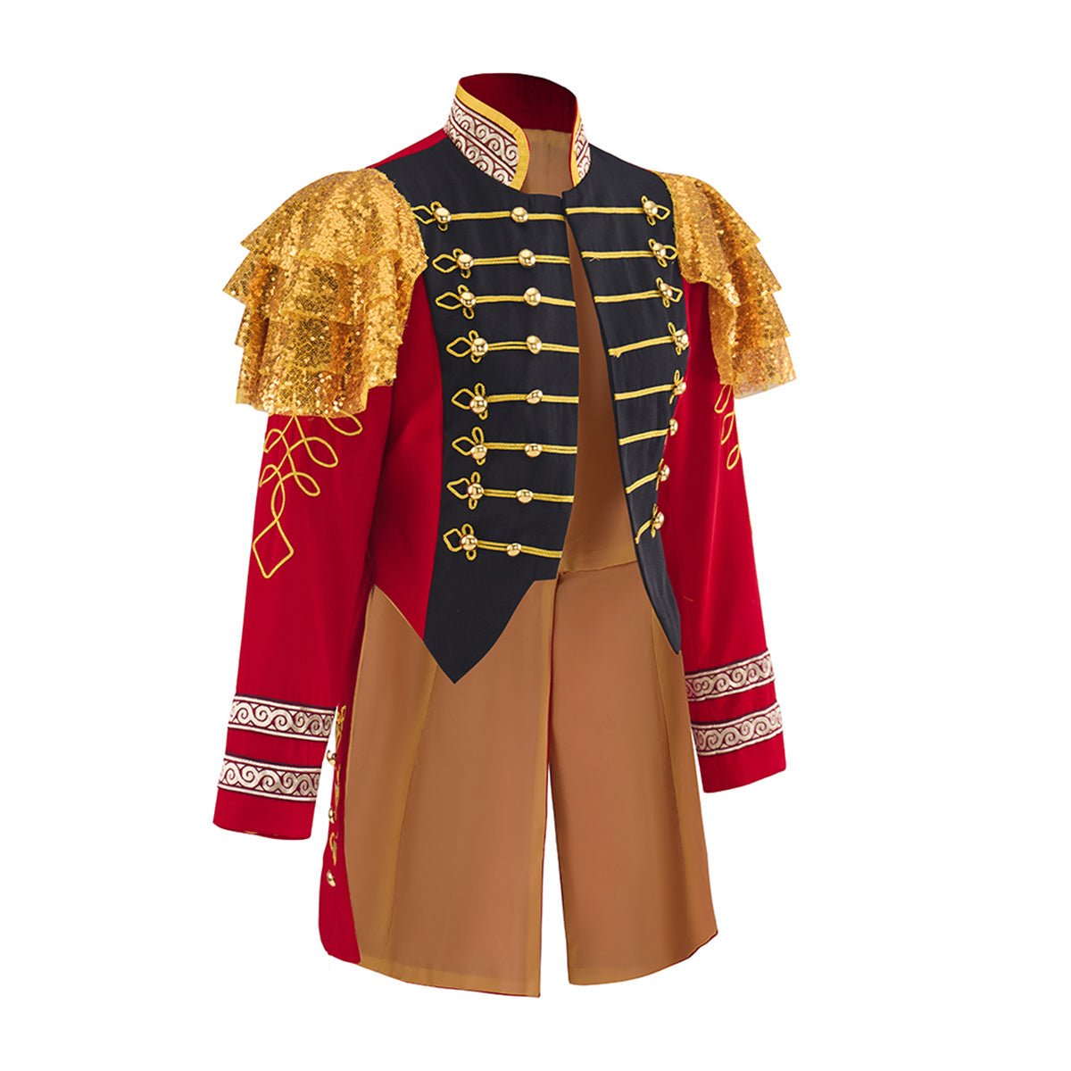 Damen Rote Offiziersuniform Cosplay Kostüm – Premium Anime Militär Outfit für Cosplay & Halloween